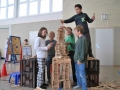 Großer Eiffelturm Teamwork